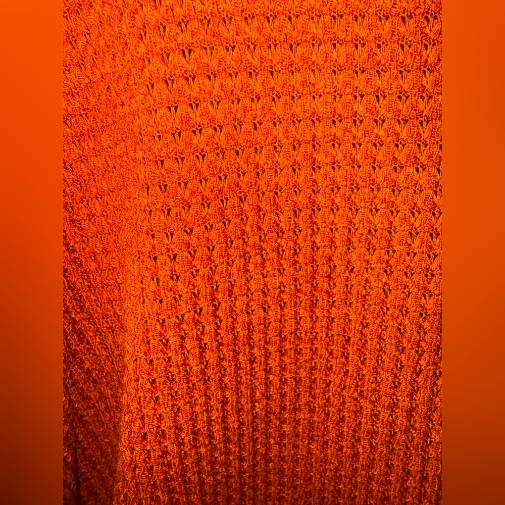 Rust Orange Knit Sweater - Picture 7 of 7